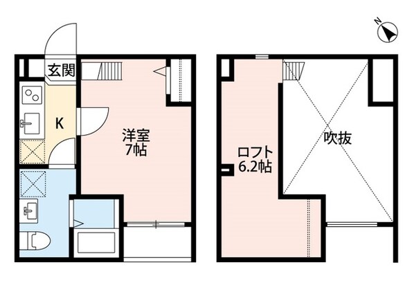 久宝寺口駅 徒歩5分 1階の物件間取画像